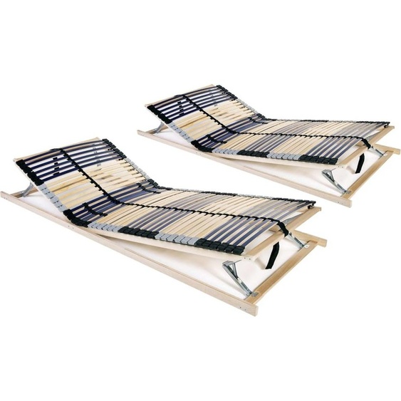 Maison Exclusive Lattes de lit 2 pcs 42 lattes 7 zones 80 x 200 cm