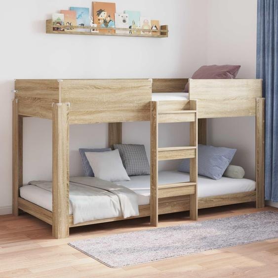Maison Exclusive - Lit superposé pour enfants en chêne Sonoma, 90 x 200 cm, bois dingénierie