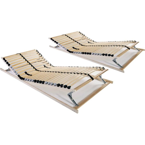 Maison Exclusive Matelas à lattes 2 pcs 28 lattes 7 zones 80 x 200 cm