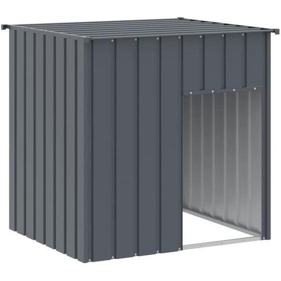 Maison Exclusive Niche pour chiens avec toit Anthracite 110x103x109 cm Acier galvanisé