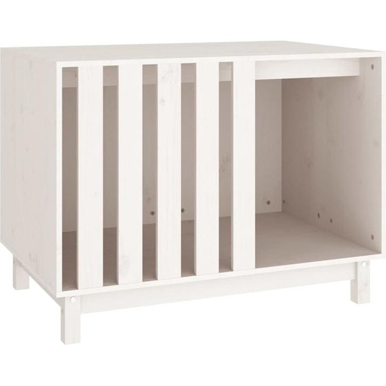 Maison Exclusive Niche pour chiens Blanc 90x60x67 cm Pin massif