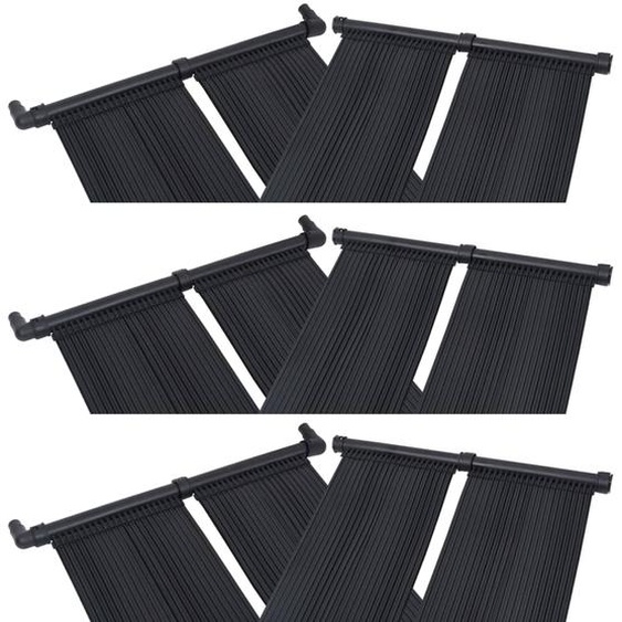 Maison Exclusive Panneau solaire pour chauffage de piscine 6 pcs. 80x310 cm
