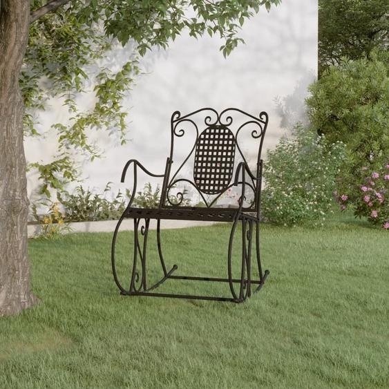 Maison Exclusive Rocking chair 84 cm acier noir