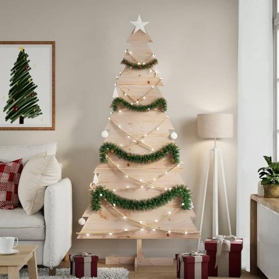 Maison Exclusive - Sapin de Noël en bois à décorer 180 cm Pin massif