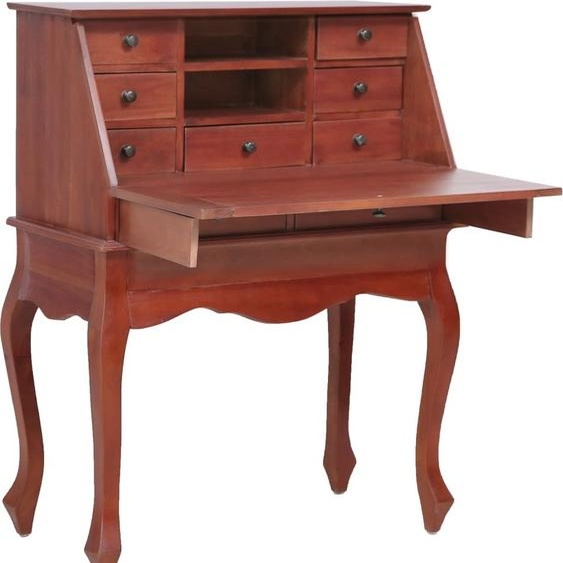 Maison Exclusive Secrétaire marron 78 x 42 x 103 cm bois massif dacajou