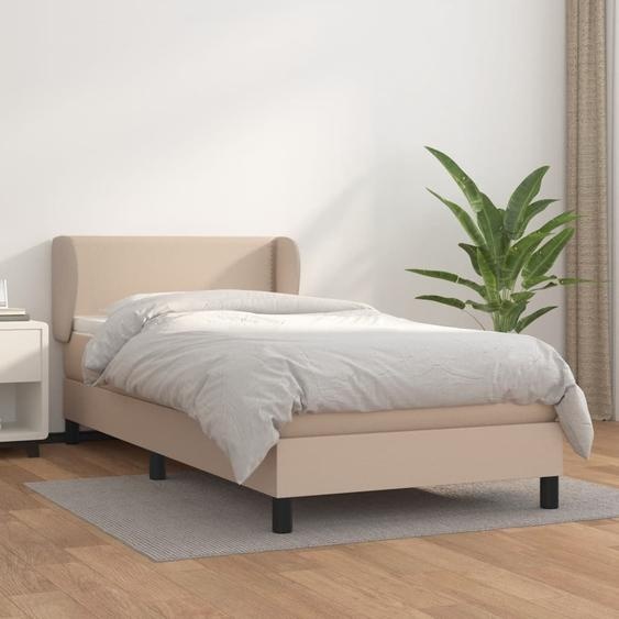 Maison Exclusive - Sommier à lattes de lit avec matelas Cappuccino 80x200 cm