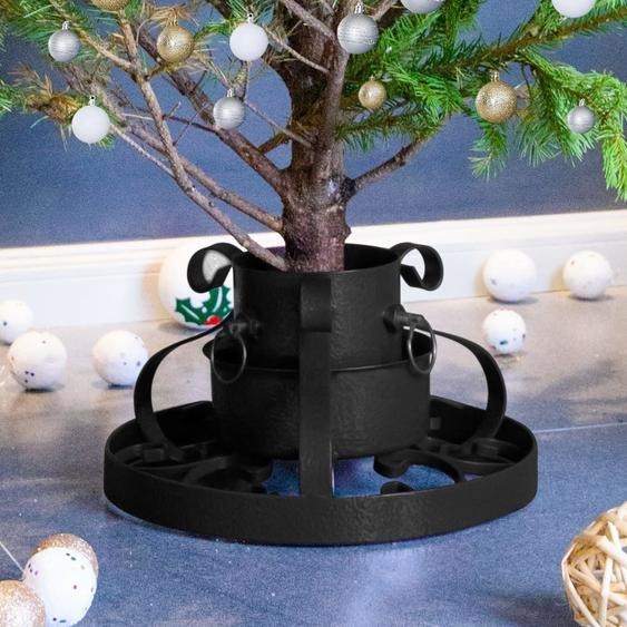 Maison Exclusive - Support pour sapin de Noël noir 29 x 29 x 15,5 cm