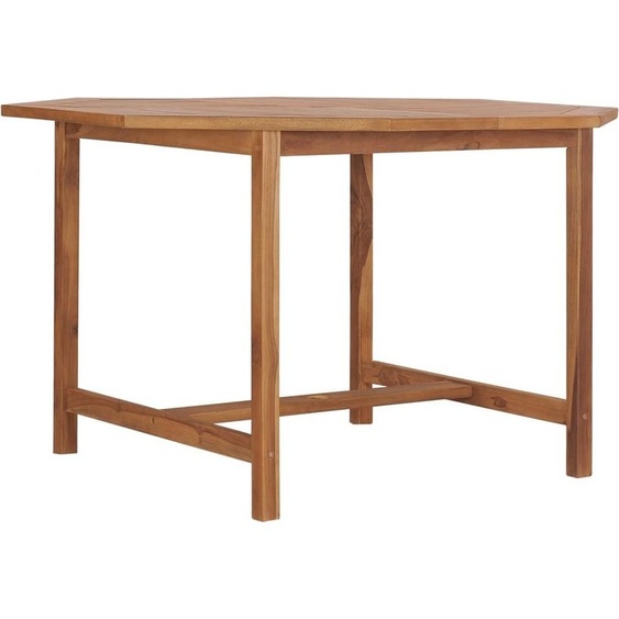 Maison Exclusive Table de jardin 110 x 110 x 75 cm teck massif