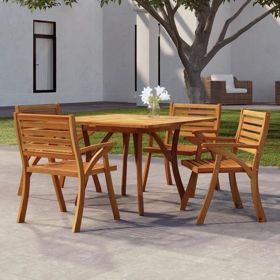 Maison Exclusive - Table de jardin 110x110x75 cm en bois massif dacacia
