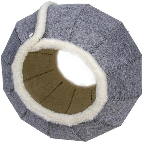 Maison pour chat Duvo+ Jane gris/blanc