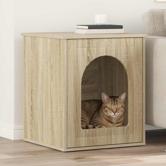 Maison pour chat Sonoma 53 x 52 x 62 cm Bois dingénierie