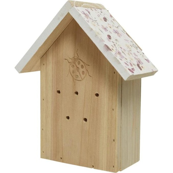 Maison pour insectes pin 21cm coccinelle