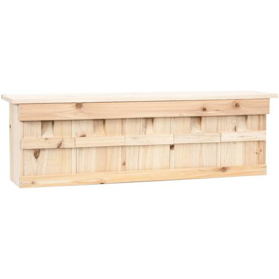Maison pour moineau avec 5 chambres 68x15x21 cm Bois de sapin
