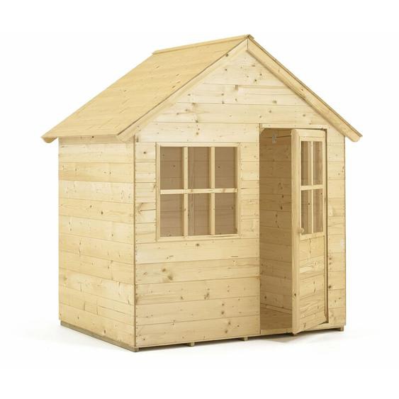 Maisonnette En Bois Tp Refuge Pour Enfants - Norme Fsc Dim L118 x L90 x H146 - Marron
