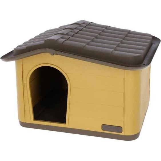 Maisonnette pour Chat Kerbl Paola Eco, 60 x 51 x 41 cm, Plastique Recyclé, Résistant aux Intempéries