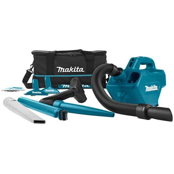 Makita Aspirateur à fonctionnement sur batterie 10,8 V Bleu