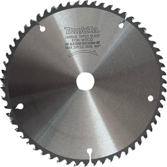 Makita B-04008 TCT lame de scie circulaire 190x2x20mm 60T 5