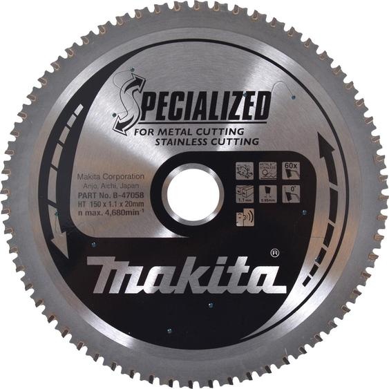 MAKITA CIRCULAR SAW 150x20x60z METAL / STAINLESS STEEL (DCS551/DCS53) | Sourcing