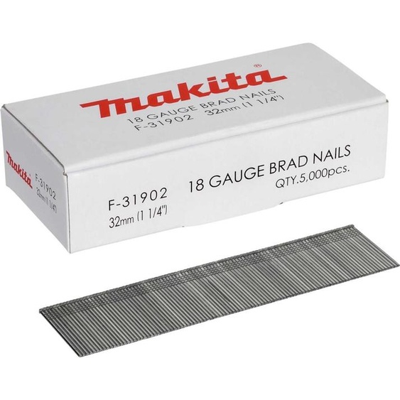 Makita Clou à tête refoulé 1,2 x 32m F-31902 5000 pcs.