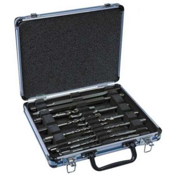 Coffret 11 forets et 2 outils de burinage sds-plus Makita D-42400