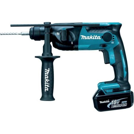 Makita DHR165RMJ, Noir, Bleu, 1,6 cm, 5300 tr/min, 1,3 J, 1,3 cm, 2,4 cm