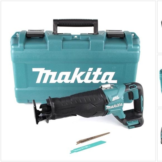 Makita DJR 187 ZK Scie récipro sans fil 18V, sans balai, solo + Coffret - sans batterie, sans chargeur