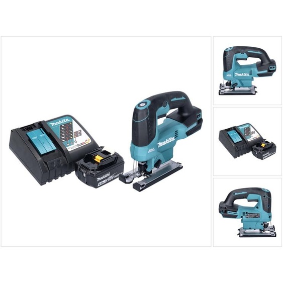 Makita DJV 184 RM1 Scie sauteuse pendulaire sans fil 18 V Brushless + 1x batterie 4,0 Ah + kit chargeur