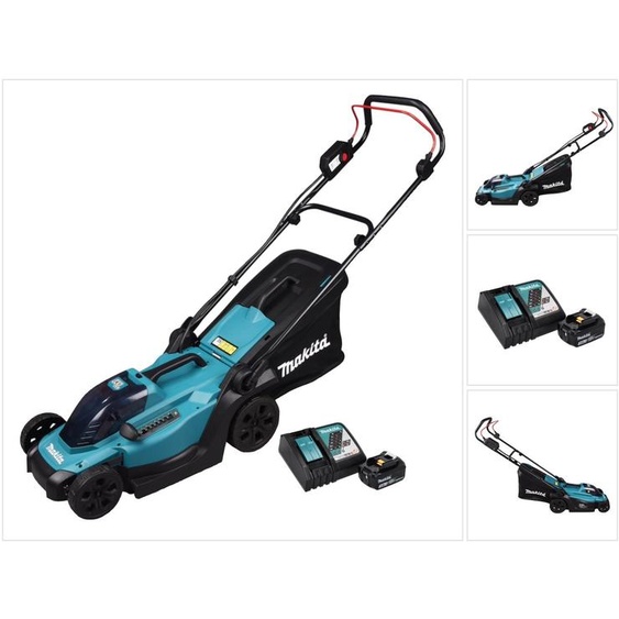 Makita DLM 330 RF Tondeuse à gazon sans fil 18 V 33 cm 30 l + 1x batterie 3,0 Ah + chargeur