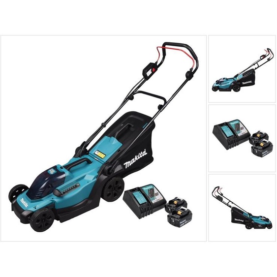 Makita DLM 330 RF2 Tondeuse à gazon sans fil 18 V 33 cm 30 l + 2x batterie 3,0 Ah + chargeur