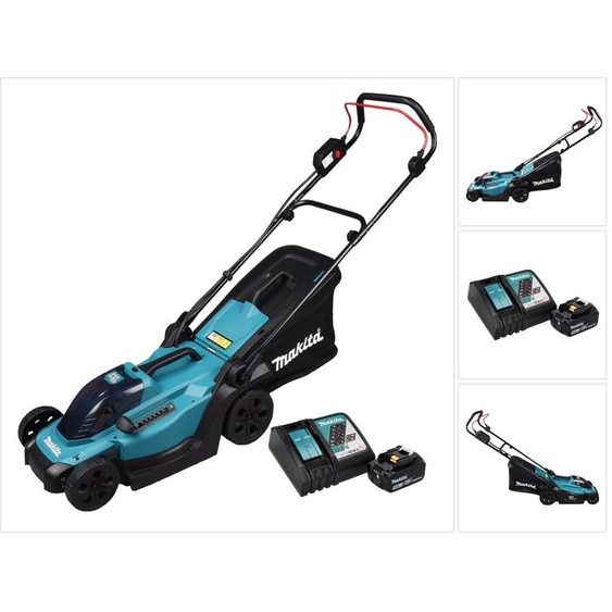 Makita DLM 330 RT Tondeuse à gazon sans fil 18 V 33 cm 30 l + 1x batterie 5,0 Ah + chargeur
