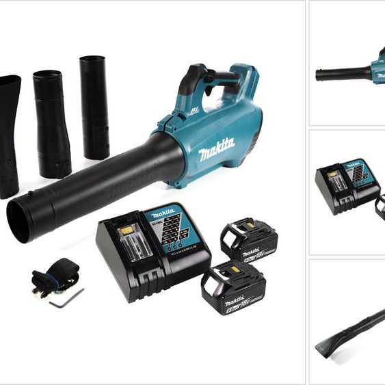 Makita DUB 184 RT Souffleur sans fil 18 V brushless + 2x Batteries 5,0 Ah + Chargeur