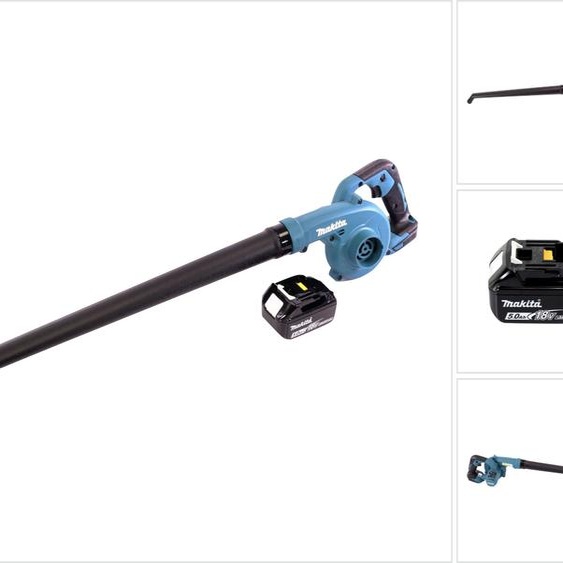 Makita DUB 186 T1 Souffleur de feuilles sans fil 18 V + 1x batterie 5,0 Ah - sans chargeur