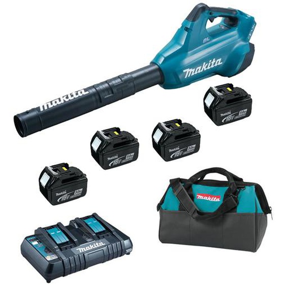 Makita DUB362PT4X Souffleur sur batterie Li-ion 2x18V/5.0Ah