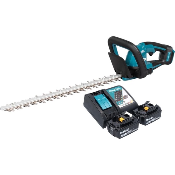 Makita DUH 506 RF2 Taille-haies sans fil 18 V 50 cm Brushless + 2x batterie 3,0 Ah + chargeur