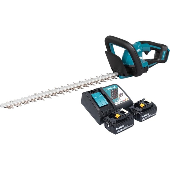 Makita DUH 506 RG2 Taille-haies sans fil 18 V 50 cm Brushless + 2x batterie 6,0 Ah + chargeur
