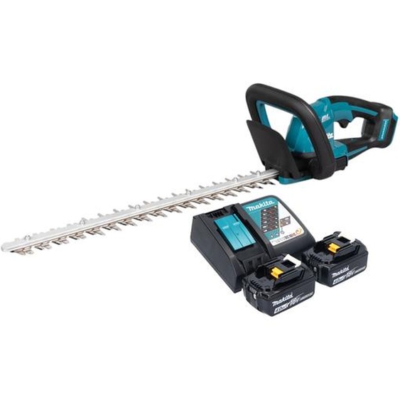Makita DUH 506 RM2 Taille-haies sans fil 18 V 50 cm Brushless + 2x batterie 4,0 Ah + chargeur