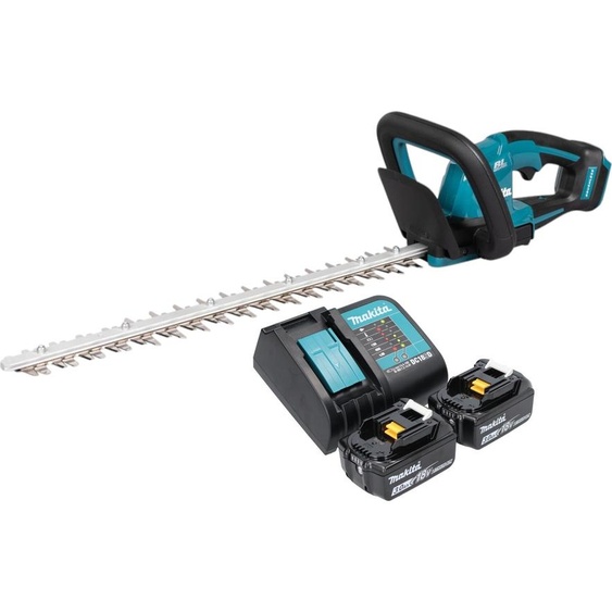 Makita DUH 506 SF2 Taille-haies sans fil 18 V 50 cm Brushless + 2x batterie 3,0 Ah + chargeur