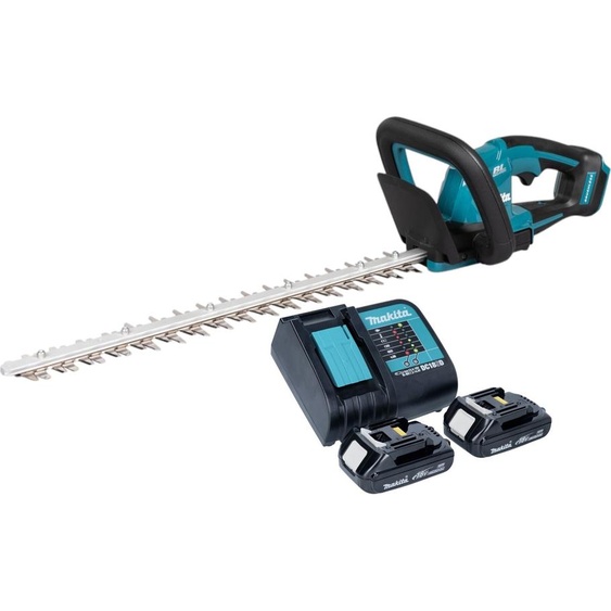 Makita DUH 506 SY2 Taille-haies sans fil 18 V 50 cm Brushless + 2x batterie 1,5 Ah + chargeur