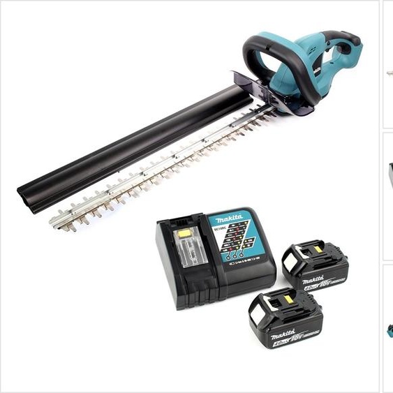 Taille-haie sans fil Makita DUH 523 RM2 18 V 52 cm + 2 batteries 4,0 Ah + chargeur