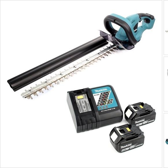 Taille-haie sans fil Makita DUH 523 RT2 18 V 52 cm + 2 batteries 5,0 Ah + chargeur