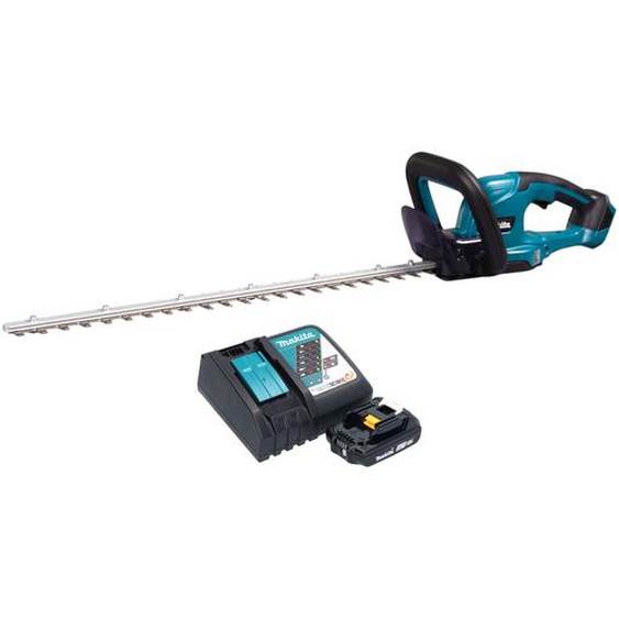 Makita DUH 607 RA Cisaille à haies sans fil 18 V 60 cm + 1x batterie 2,0 Ah + chargeur