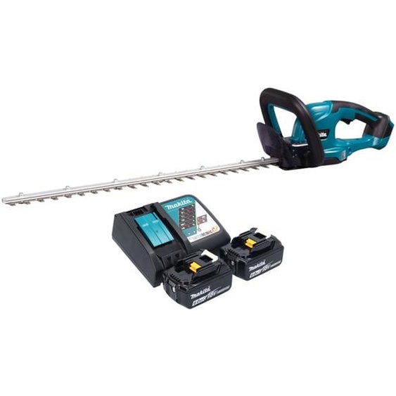 Makita DUH 607 RG2 Cisaille à haies sans fil 18 V 60 cm + 2x batterie 6,0 Ah + chargeur