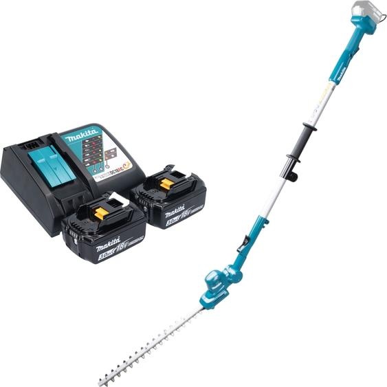 Makita DUN 461 WRF2 Taille-haies sans fil 18 V 46 cm + 2x batterie 3,0 Ah + chargeur