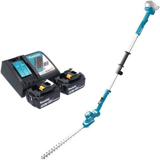 Makita DUN 461 WRM2 Taille-haies sans fil 18 V 46 cm + 2x batterie 4,0 Ah + chargeur