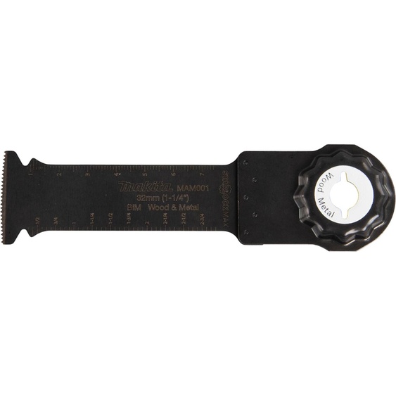Makita lame de scie plongeante BiM, 32 mm 32 x 80 mm - SARLOCK MAX - Bois, Bois clouté, Placoplâtre