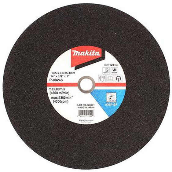 Makita - Lot de 5 disque à tronçonner métal 3x355MM A30P 2G B-16891-5