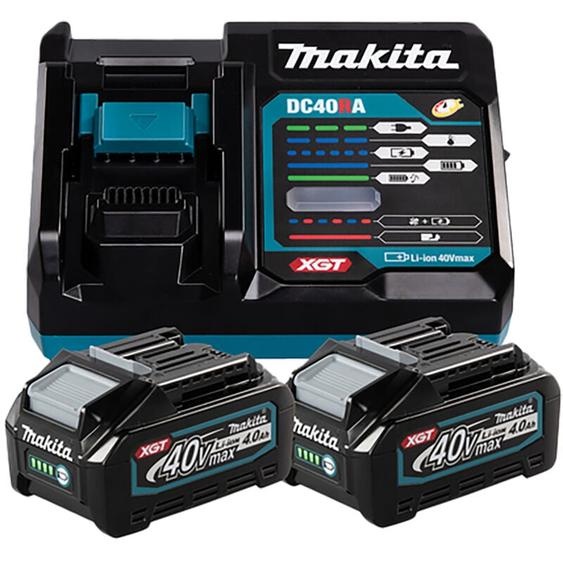 Makita - Pack batterie 40V (2x4.0 Ah) avec chargeur 191L77-9