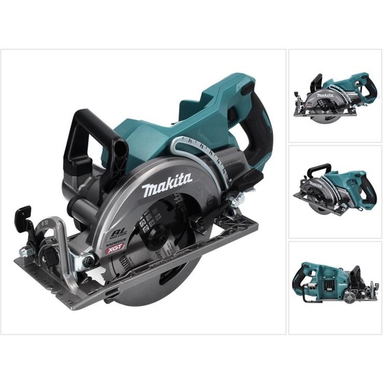 Makita RS 001 GZ Scie circulaire à main sans fil 40 V max. 185 mm Brushless Solo - sans batterie, sans chargeur