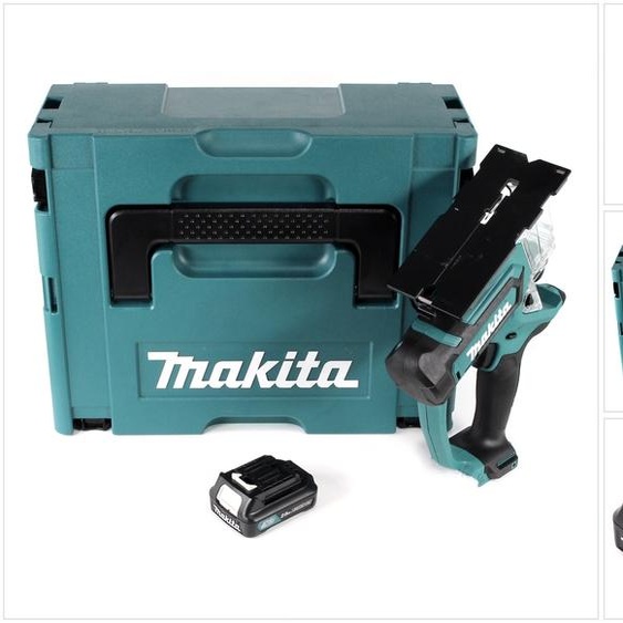 Makita SD 100 DA1J 10,8 V sans fil Scie à plâtre pour cloisons sèches en Makpac + 1 x 2,0 Ah batterie - sans chargeur