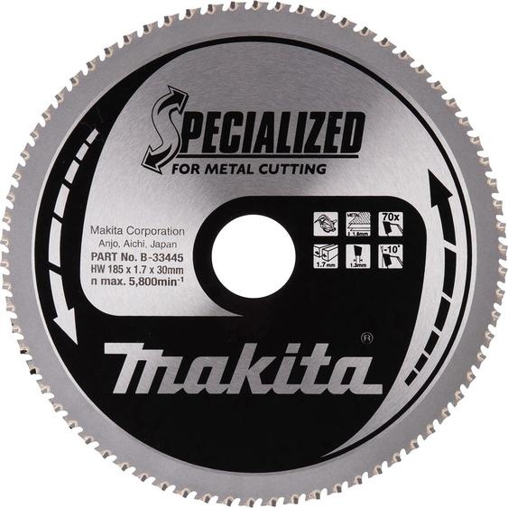 Makita SPECIALIZED lame de scie 185x30x70Z B-33445